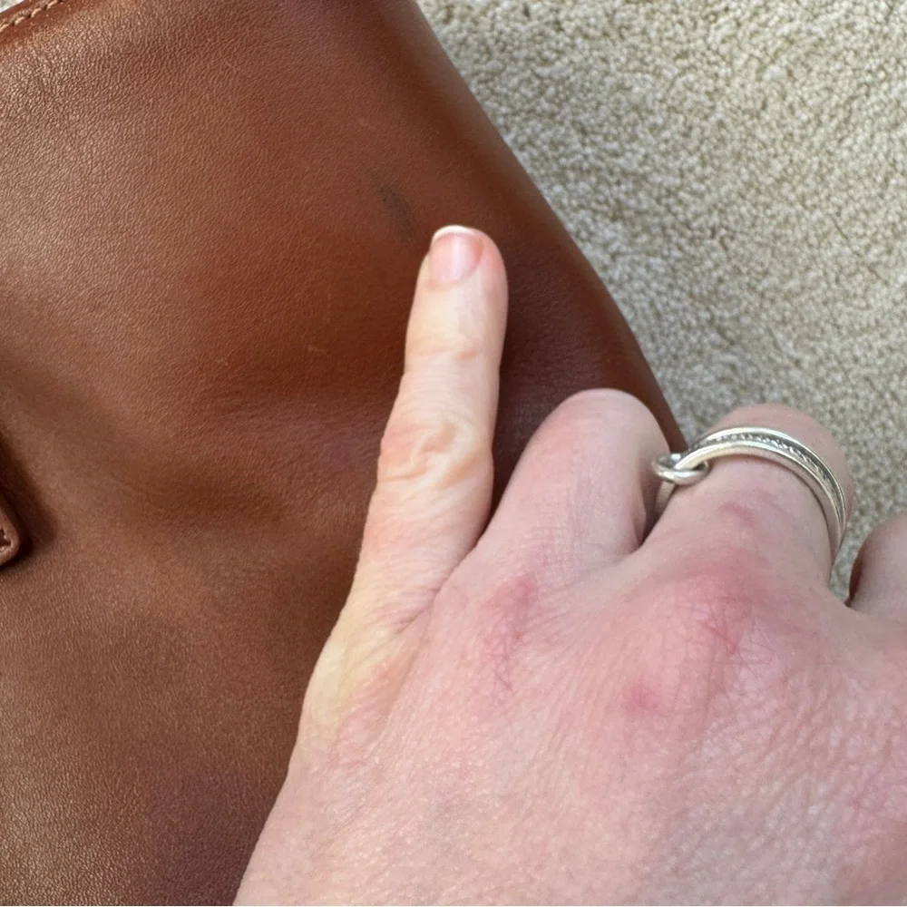Vintage Coach Hampton Brown Leather Tote Bag